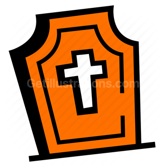 halloween, spooky, scary, tomb, gravestone, tombstone, cross